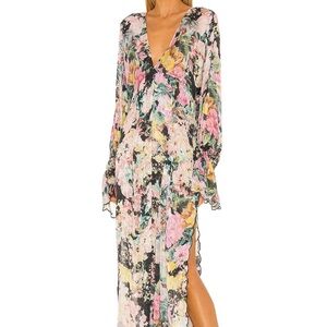 HEMANT & NANDITA Teien Caftan with slip